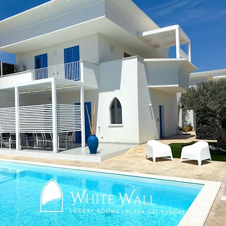White Wall Luxury Rooms Scala Dei Turchi Реальмонте Экстерьер фото